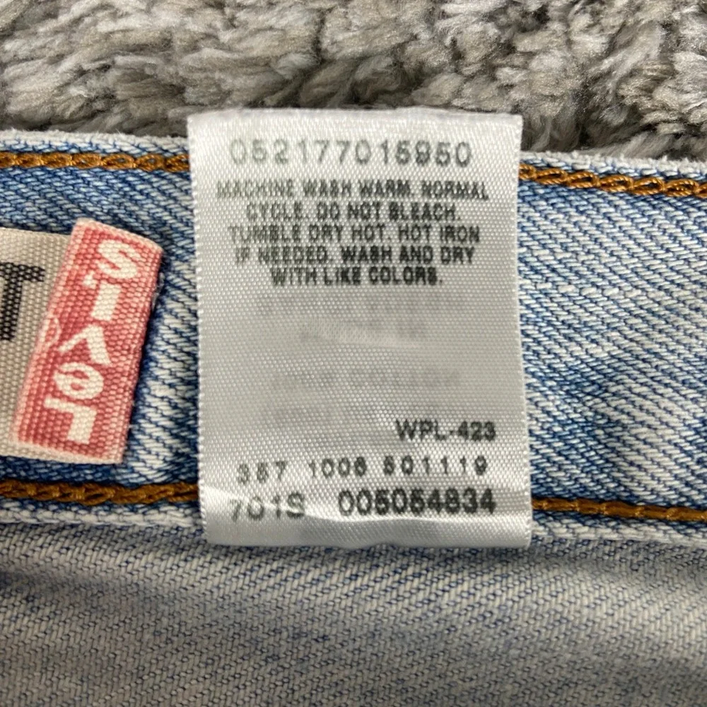 Vintage Levi's 505 Jeans Men 40x30 Blue Denim Regular Fit Straight Leg Faded Y2k